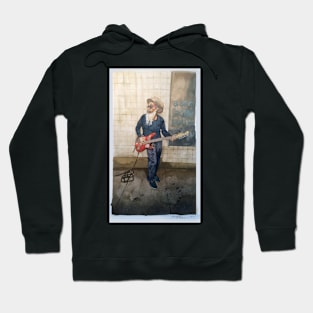 Street Performer art print Hoodie